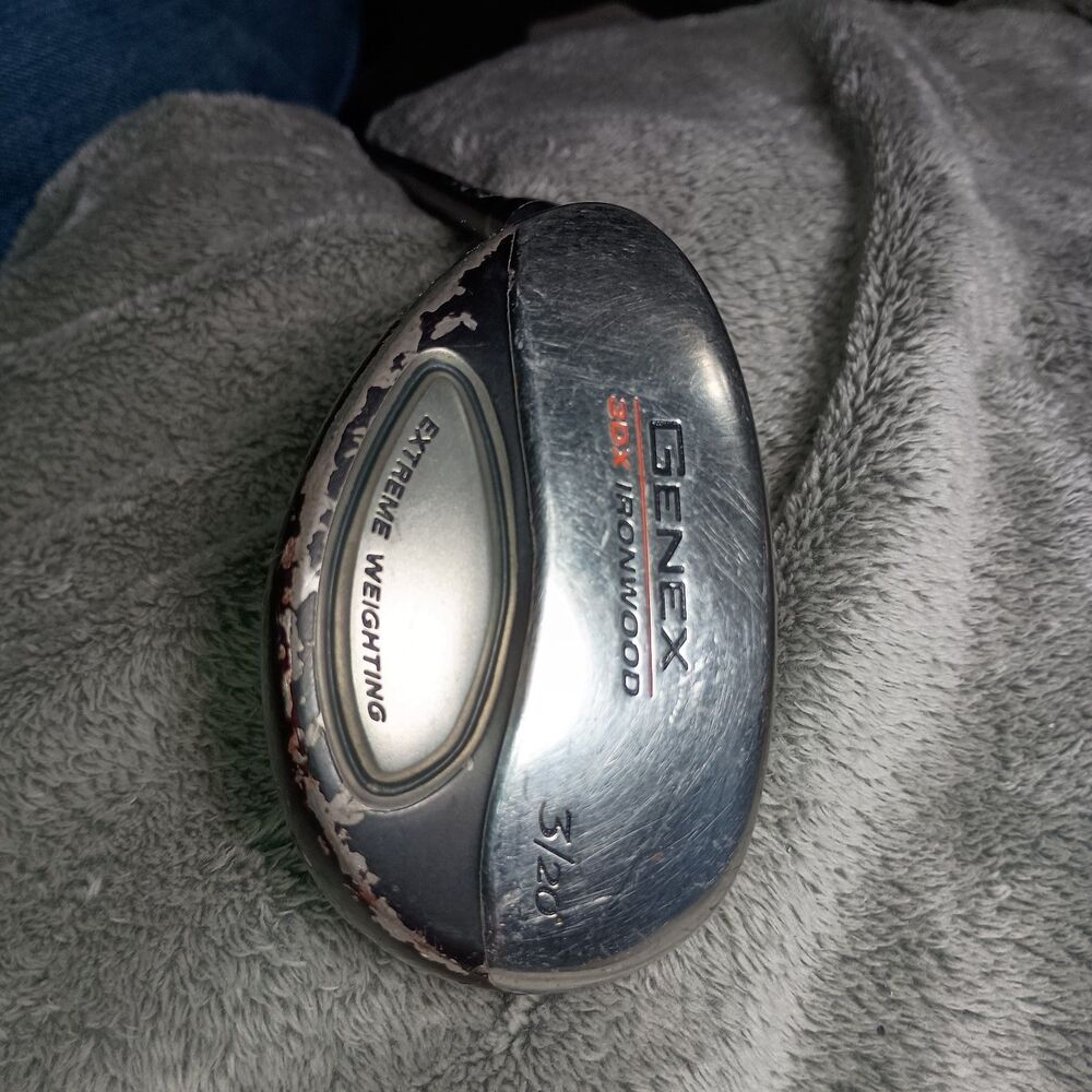 LH Nickent Genex 3DX Ironwood 3 Hybrid 20° Graphite Regular R-Flex 3H Golf Club